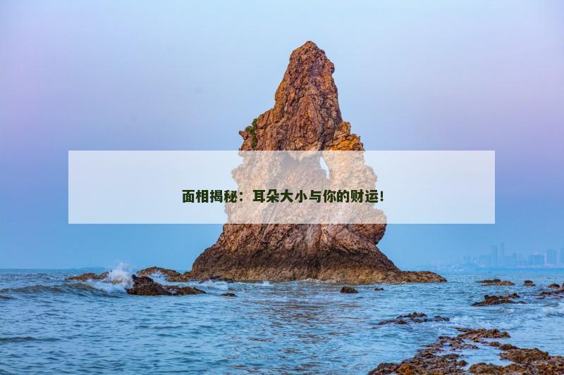 面相揭秘：耳朵大小与你的财运！