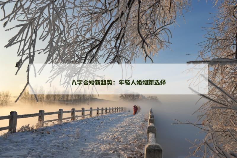 八字合婚新趋势：年轻人婚姻新选择