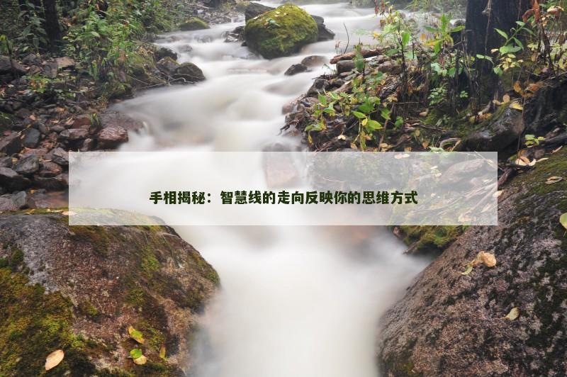 手相揭秘：智慧线的走向反映你的思维方式