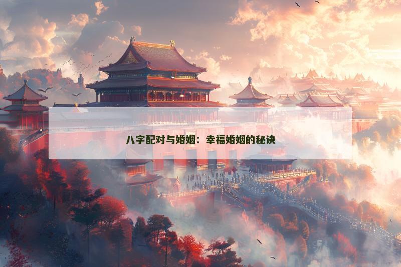 八字配对与婚姻：幸福婚姻的秘诀