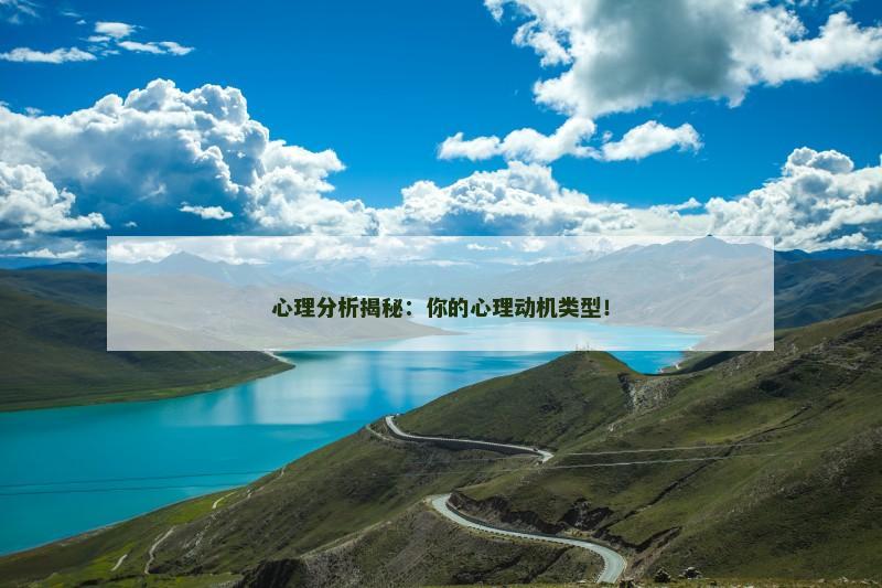 心理分析揭秘：你的心理动机类型！