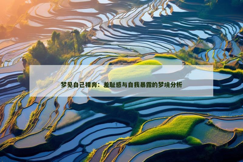 梦见自己裸奔：羞耻感与自我暴露的梦境分析