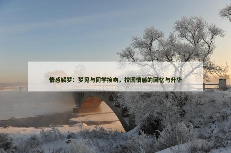情感解梦：梦见与同学接吻，校园情感的回忆与升华