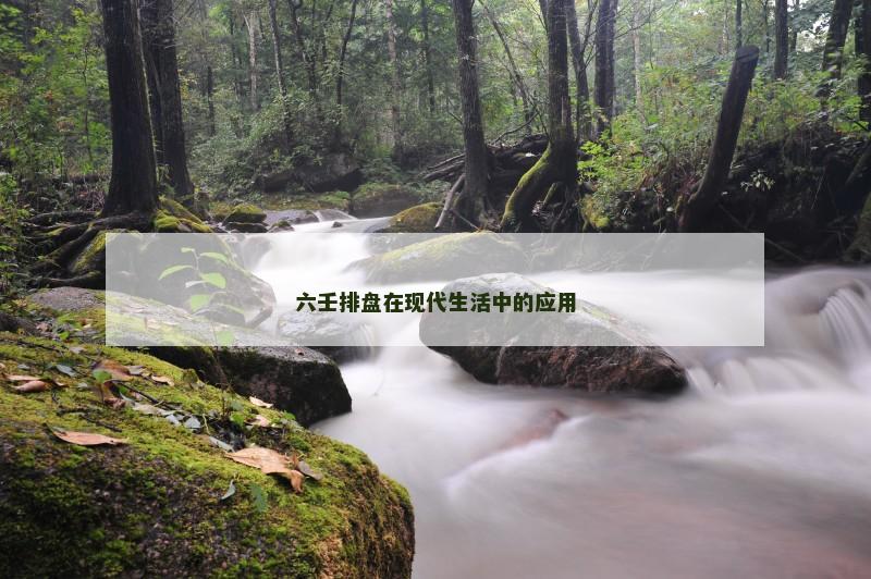 六壬排盘在现代生活中的应用