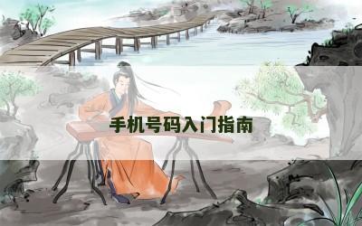手机号码入门指南