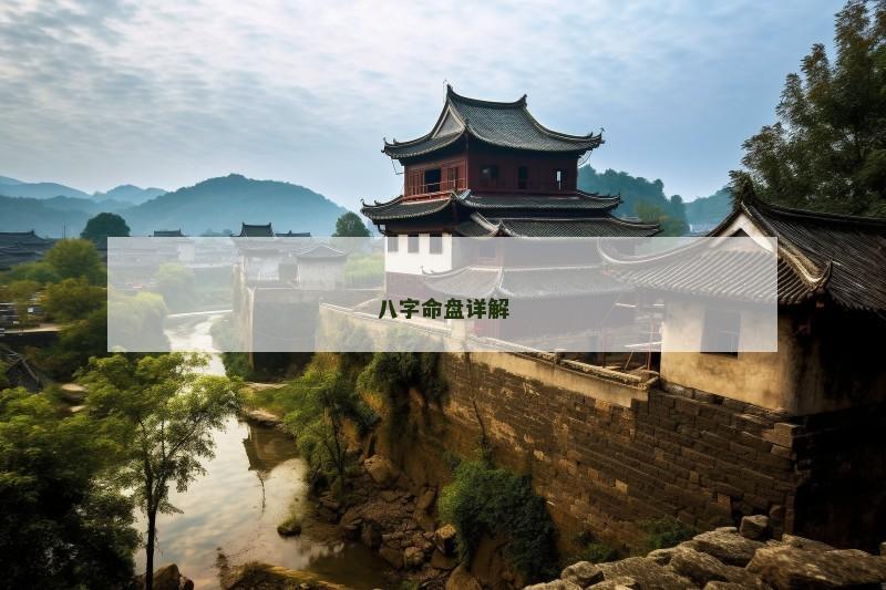 八字命盘详解