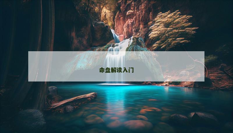 命盘解读入门