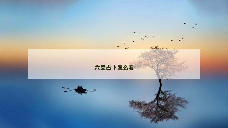 六爻占卜怎么看