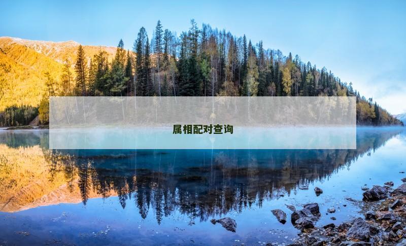 属相配对查询
