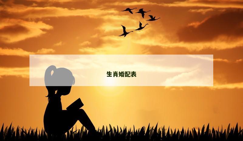 生肖婚配表